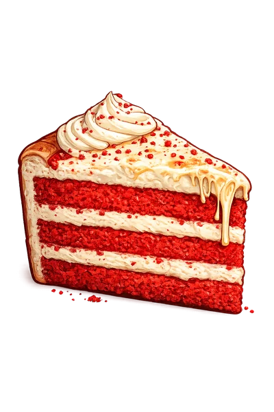 Red Velvet cotton candy flavor