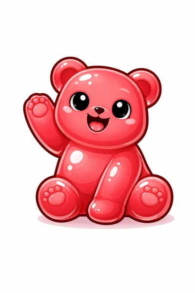 Gummy Bear cotton candy flavor