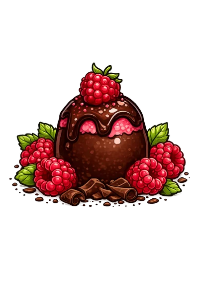 Raspberry Truffle cotton candy flavor