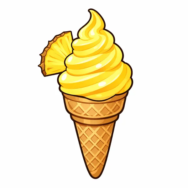 Pineapple cotton candy flavor