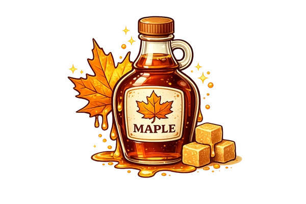 Maple cotton candy flavor