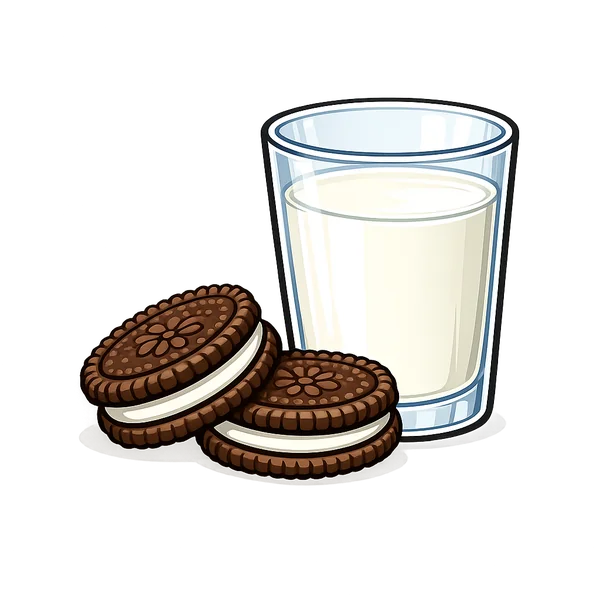 Cookies and Cream cotton candy flavor